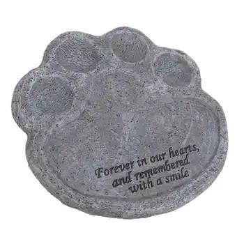 Мемориальный камень Лапы домашнего животного Новый Мемориальный Камень домашнего животного для Наружного использования во дворе для сада
