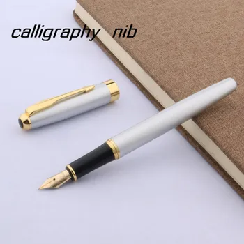 металлическая офисная перьевая ручка golden Arrow Smooth gift Trim 388 calligraphy 1.0