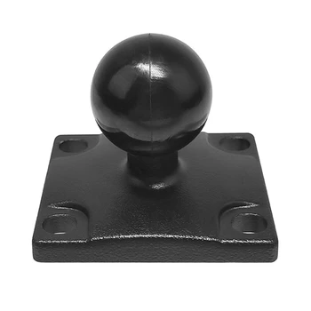 Металлическая переходная пластина для стандартного шарового крепления 25 мм/ 1 дюйм, прочная конструкция, алюминиевая конструкция, резиновый мяч