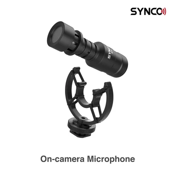 Микрофон Synco M1S Cardioid Shotgun для iPhone Android Смартфон Canon Nikon Sony DSLR Камера Бытовая видеокамера PC Mic MM1