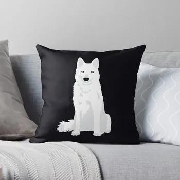 милый белый Сибирский Хаски, милая белая Снежная собака, Наволочки для диванов, чехлы для диванов для гостиной