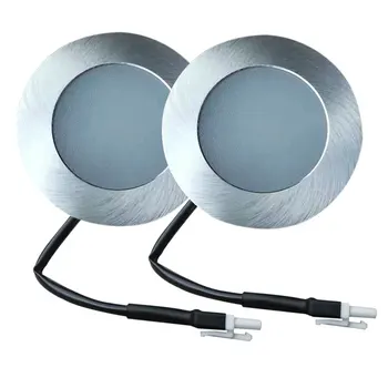 Мини-светодиодный светильник из 2 частей с отверстием 40 мм, 1,5 Вт, 12 В постоянного тока, светодиодная лампа для кухни, настольная лампа для пола