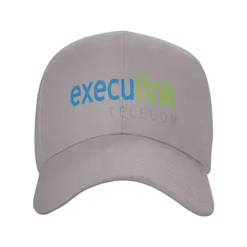 Модная качественная джинсовая кепка с логотипом Execulink Telecom, вязаная шапка, бейсболка