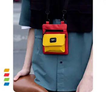 Модная Мини-компактная сумка через плечо, персонализированная сумка для телефона на молнии, Мужская Портативная Женская сумка для монет