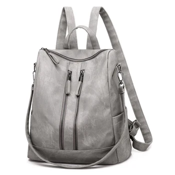Модные женские рюкзаки из искусственной кожи, женская повседневная сумка через плечо большой емкости, женская дорожная сумка, школьные сумки для девочек