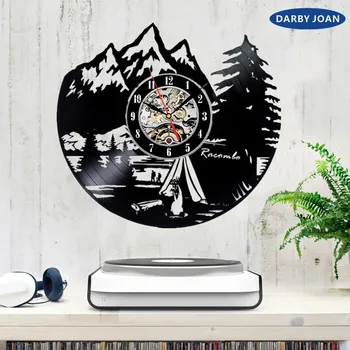 Модные креативные часы CD Виниловая пластинка Настенные часы 3D Подвесные часы Home Decoracion saat