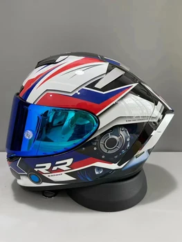 Мотоциклетный шлем с полным лицом X-14 x14 синий RR шлем для езды по Мотокроссу Мотобайк Шлем Casco De Motocicleta