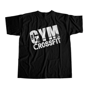 Мужская модальная футболка с принтом Crossfit Crossfit Fitness Mix Training, мужская футболка с принтом, Свободная крутая мужская футболка, мужская одежда