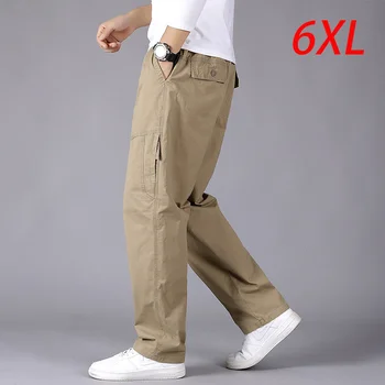 Мужские брюки большого размера Big 6XL Плюс мужские брюки-карго Брюки для мужчин Спортивные брюки в стиле милитари Брюки для бега трусцой Мужские