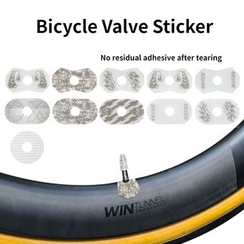 Наклейка на обод велосипедного клапана Enlee для шоссейного велосипеда MTB, Наклейка на клапан Presta, Защитная накладка для обода из углеродного волокна, Аксессуары для велоспорта