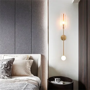 Настенный светильник OUFULA Nordic Creative Gold Современные светильники со светодиодной подсветкой в виде лепешек в помещении