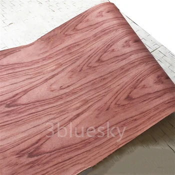 Натуральный шпон древесины Бубинга для мебельной основы, бумага Kraft примерно 60 см x 2,5 м, 0,25-0,3 мм C / C
