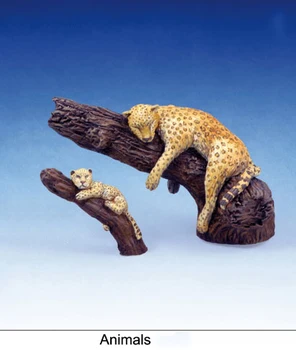 Неокрашенный комплект 1/35 леопардовые животные, фигурка солдата, историческая фигура, набор из смолы