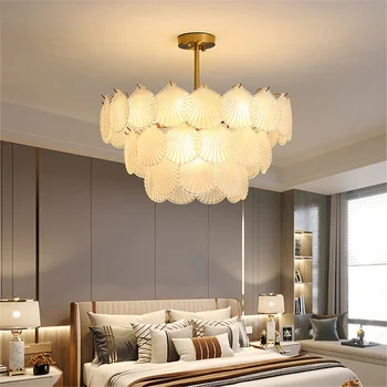 Новая лампа для домашнего декора, Люстра для гостиной, Современная подвеска 110 В 220 В, Европейские Скандинавские Люстры для спальни