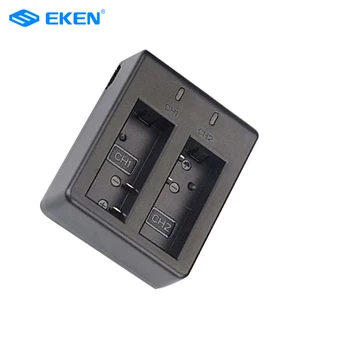 Новейшее оригинальное зарядное устройство EKEN Charger с двойным зарядным устройством для Eken h9 h8 h3 и SJCAM SJ4000, SJ5000, SJ6000 и т. Д.
