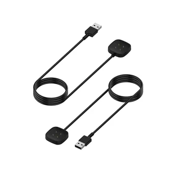 новый 30 см 1 м USB-кабель для зарядки зарядного устройства для Fitbit versa4 для Fitbit versa3 кабель для зарядного устройства оптом 300 шт. /лот