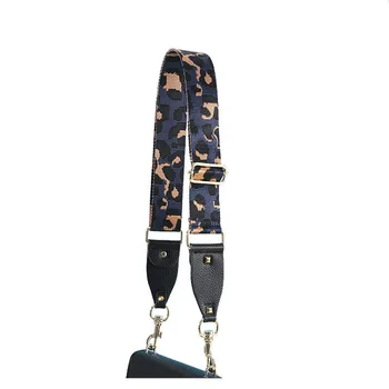Новый красочный ремень для сумки из леопардового полотна, сменные плечевые ремни, Регулируемый ремень через плечо, аксессуары для кошельков, ремни для руля