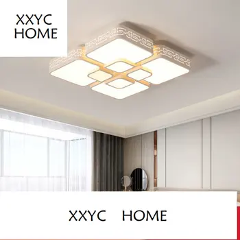 Новый светодиодный потолочный светильник в спальне Современный минималистичный и великолепный прямоугольный светильник в гостиной