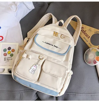 Новый школьный ранец Женская корейская версия водонепроницаемого рюкзака для младших школьников Рюкзак для отдыха в средней школе