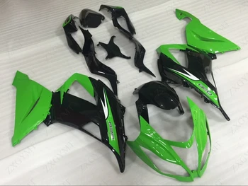 Обвесы Ninja Zx-6r 2013-2016 Зеленые Черные Комплекты Обтекателей 636 Zx-6r 2016 Кузов для Kawasaki Zx6r 2014