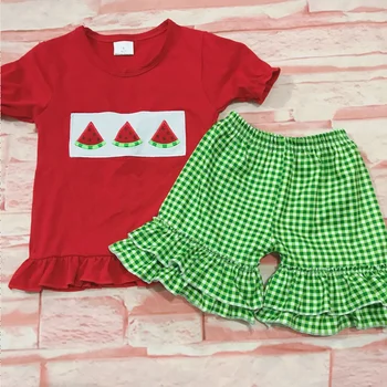 Одежда для маленьких девочек, одежда для маленьких девочек, детская одежда, Летний комплект детской одежды