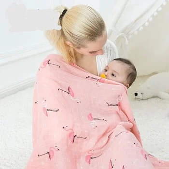 Одеяло и пеленальные принадлежности 100% хлопок детское одеяло мягкие муселины para bebes mousseline couverture wikkeldeken baby 120*120см