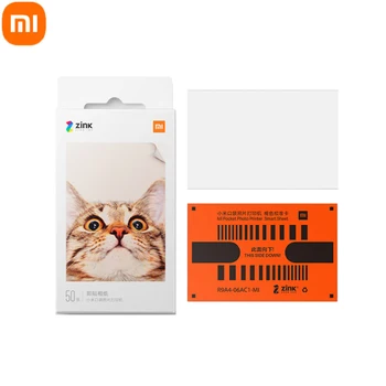 Оригинальная Бумага Для Карманного Принтера Xiaomi ZINK С Самоклеящейся Фотопечатью 3 дюйма Для Мини-Карманного Фотопринтера Xiaomi