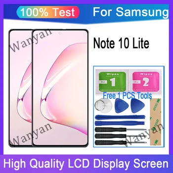 Оригинальный AMOLED Для Samsung Galaxy Note 10 Lite Замена ЖК-дисплея с Сенсорным Экраном и Дигитайзером
