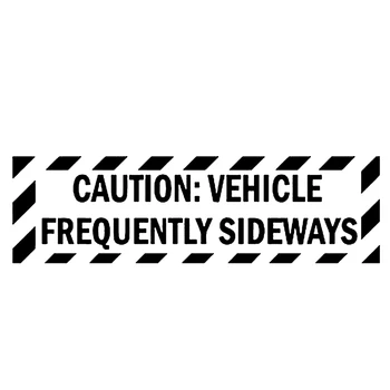 Осторожно, автомобиль Часто переворачивается вбок, Креативная наклейка JDM, автомобильные Аксессуары, Мотоциклетный шлем, наклейки для стайлинга автомобилей