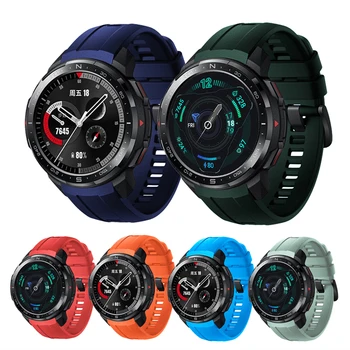 Официальный силиконовый ремешок для смарт-часов Huawei Honor Watch GS Pro, ремешок-браслет для Honor GS Pro Correa