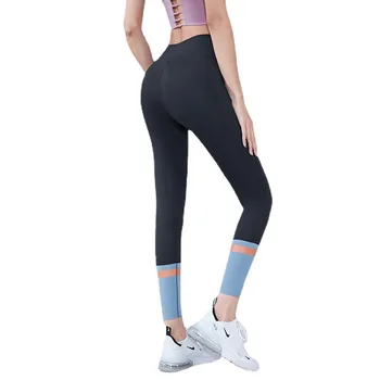 Персиковые брюки для йоги с подтяжкой бедер, женские брюки для верхней одежды с высокой талией, брюки для фитнеса, эластичные спортивные штаны для тренировок при беге