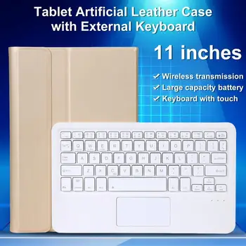 Планшетная Клавиатура для Samsung Tab S7 11 Дюймов T870/T875 с Bluetooth-совместимой Сенсорной панелью Type-C в корпусе teclado inalámbrico