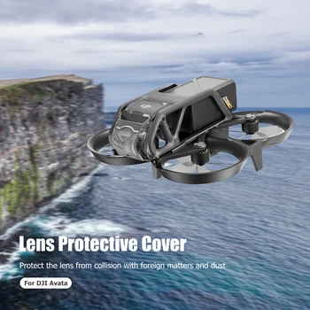 Пластиковая защитная крышка объектива, защита от царапин, прозрачная защита объектива камеры, аксессуары для дронов, замена для DJI Avata