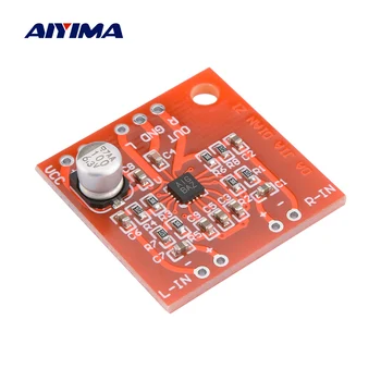 Плата Стереоусилителя для наушников AIYIMA MAX97220 Мощностью 125 МВт Предусилитель Amplificador AMP Сбалансированный сигнал на Несимметричный Выход