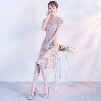 Платья из пряжи JIN IS han edition короткие модные элегантные женские 2019 новые вечерние платья rsse