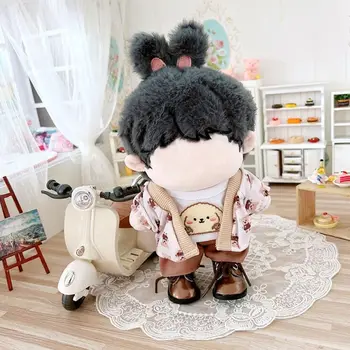 Плюшевые куклы DIY Игрушка ручной работы одежда кукла Одежда Идол Кукла одежда костюм с мультяшным рисунком для куклы 20 см