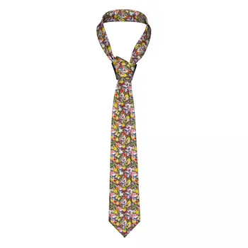 Повседневный узкий череп с наконечником стрелы для Dia De Muertos, галстук, тонкий галстук для мужчин, мужские аксессуары, простота для вечернего официального галстука