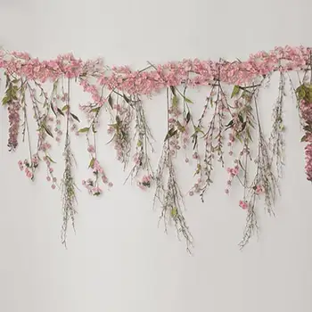 Подвесной фон для фотографий с розовыми цветочками, качественный виниловый фон для фотосъемки