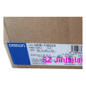 Подлинный оригинальный 3-фазный блок питания Omron стандартного типа S8VK-T48024 20A 24VDC 480W