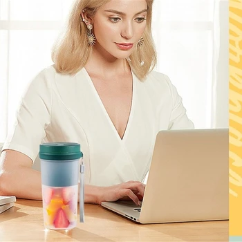 Портативный домашний Мини-беспроводной пресс для апельсинов, чашка для соковыжималки, популярный электрический USB-блендер, перезаряжаемый для путешествий, высокая цена Дропшиппинга
