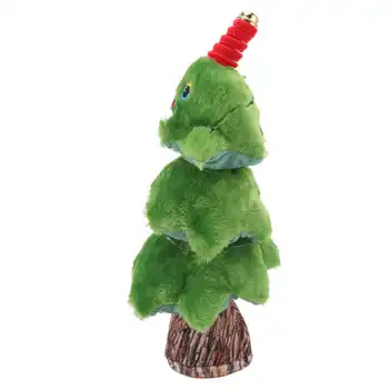 Поющая танцующая Рождественская елка Электрическая, 8 песен, поющая Плюшевая Рождественская елка для рождественских игрушек