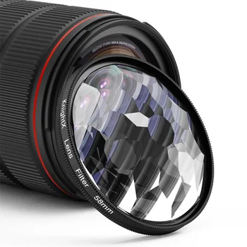 Призматические фильтры KnightX Kaleidoscope 58 мм 67 мм, зеркальные аксессуары для фотосъемки, УФ-объектив CPL star для Canon