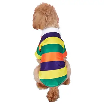 Пуловер для кошек, Прочная тонкая модная летняя одежда в полоску для собак и кошек, товары для домашних животных