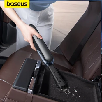 Пылесос Baseus 4000Pa Беспроводной пылесос, Портативный Ручной автоматический пылесос для уборки автомобиля, дома, Мощный очиститель