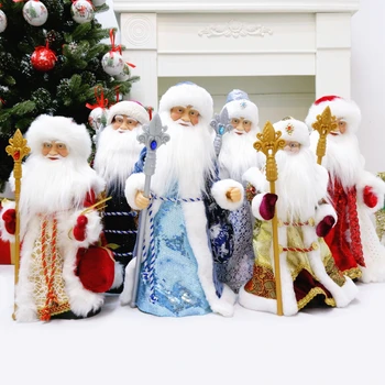 Разноцветная Рождественская фигурка куклы Санта-Клауса, украшение для школы, Рождественское празднование, Украшения для вечеринок, Домашний праздничный декор