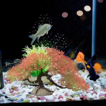 Реалистичные искусственные Растения Аквариум для рыб Имитация ландшафтного дизайна Поставка резервуара для растений