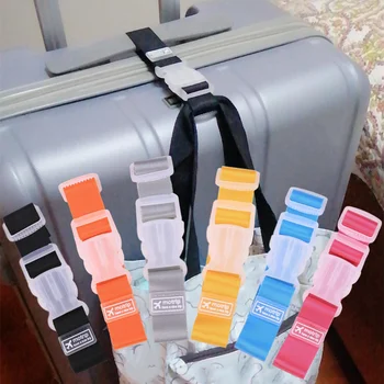 Регулируемые багажные ремни Нейлоновые аксессуары для багажа Подвесные ремни с пряжками Ремни для чемодана, сумки, Крючки для фиксации ремня для путешествий