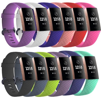 Ремешок для смарт-часов из ТПУ, браслет для Fitbit Charge, 4-полосный браслет для аксессуаров для смарт-часов Fitbit Charge 3