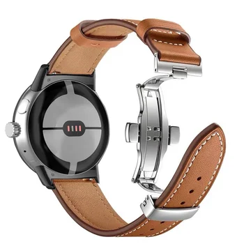 Ремешок из натуральной кожи для Google Pixel Watch, ремешок correa, браслет для смарт-часов, браслет для Pixel Watch, ремешки, аксессуары