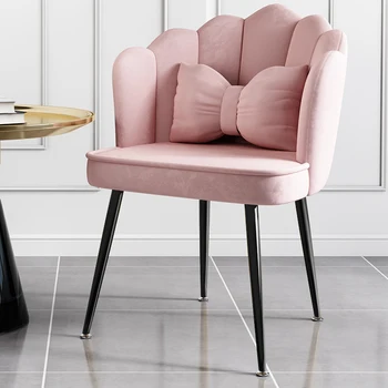 Роскошные стулья Гостиная Спальня Спинка для ужина Стул для педикюра Мебель в стиле Лофт Cadeira Мебель в итальянском стиле